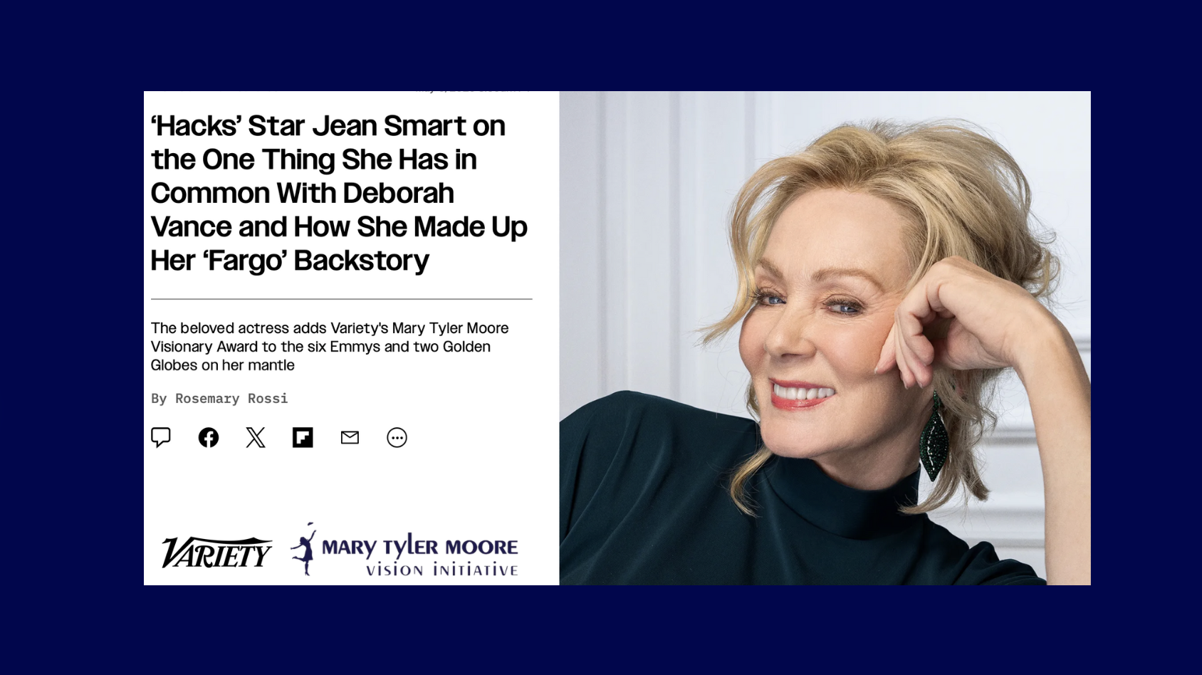 ‘Hacks’ Star Jean Smart on the One Thing She Has in Common With Deborah Vance and How She Made Up Her ‘Fargo’ Backstory 